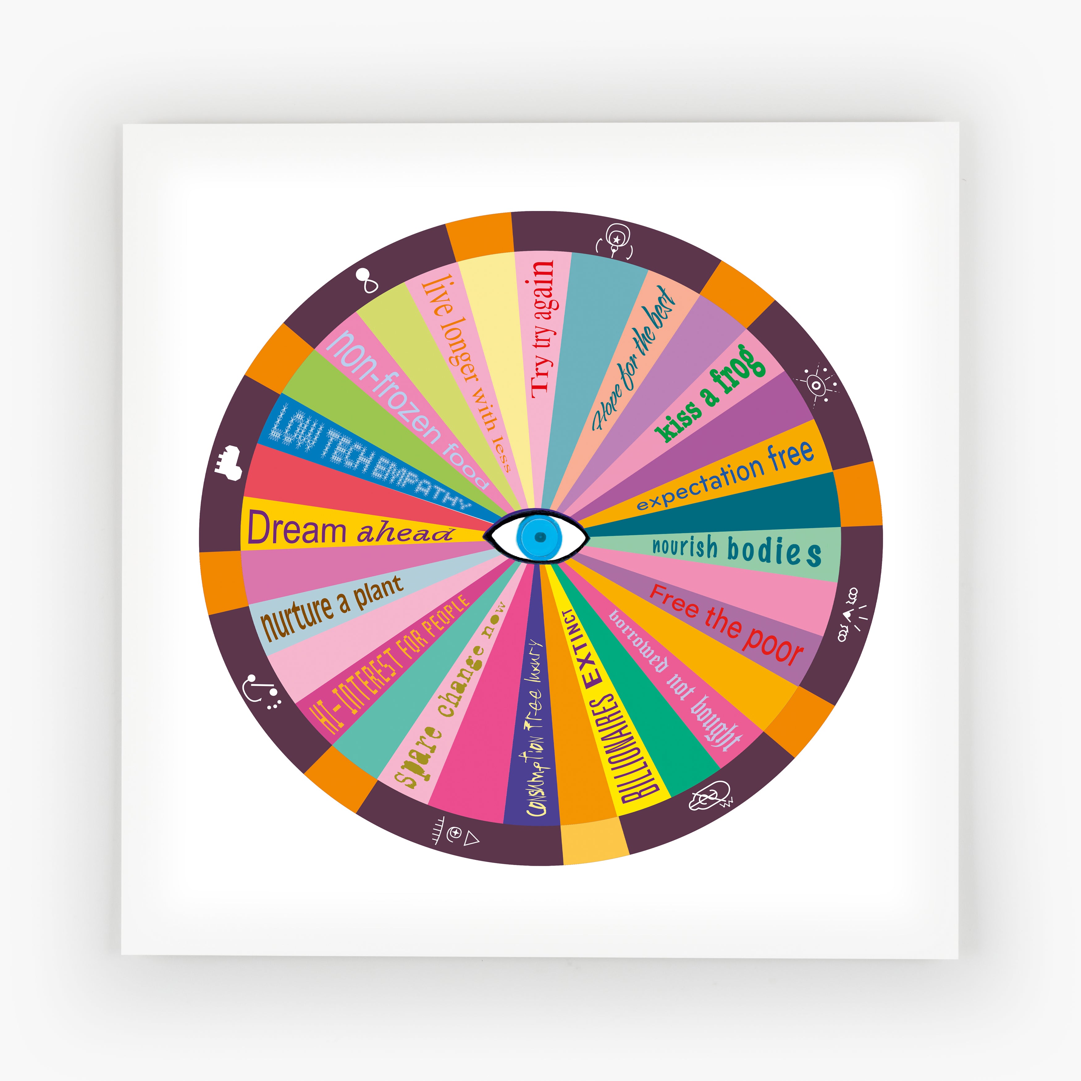 "Wheel of Unfortune" by Leslie Johnson for Chicks on Speed, 2025