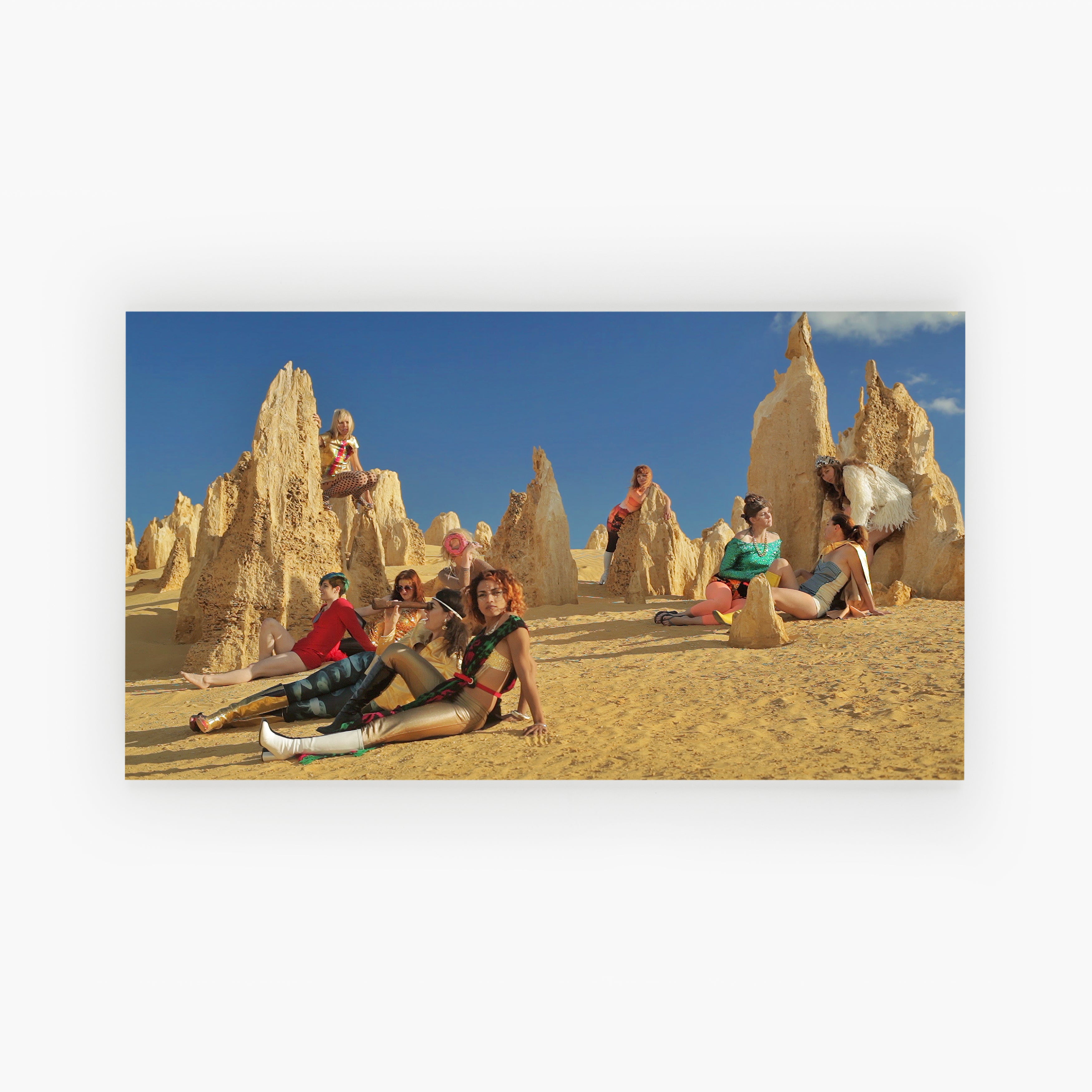 "Lycra Ladies, Pinnacles, Big Land in Oceania", 2025