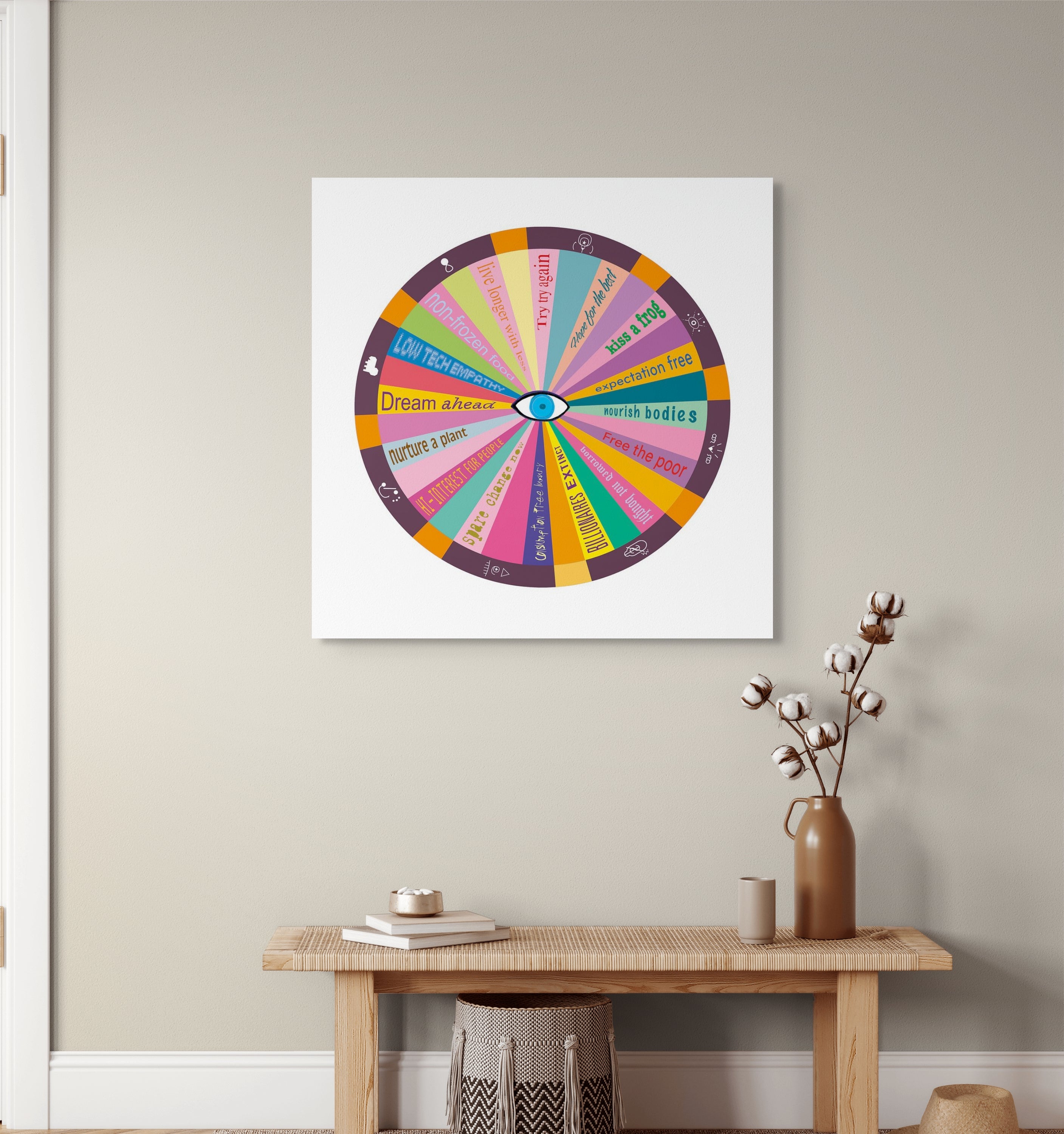 "Wheel of Unfortune" by Leslie Johnson for Chicks on Speed, 2025