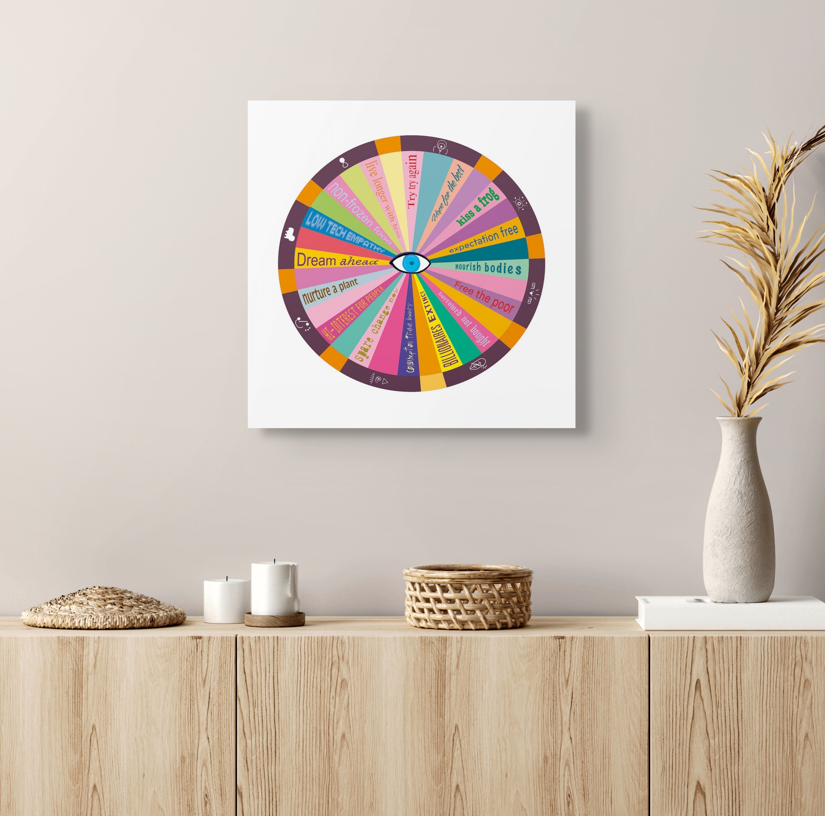 "Wheel of Unfortune" by Leslie Johnson for Chicks on Speed, 2025