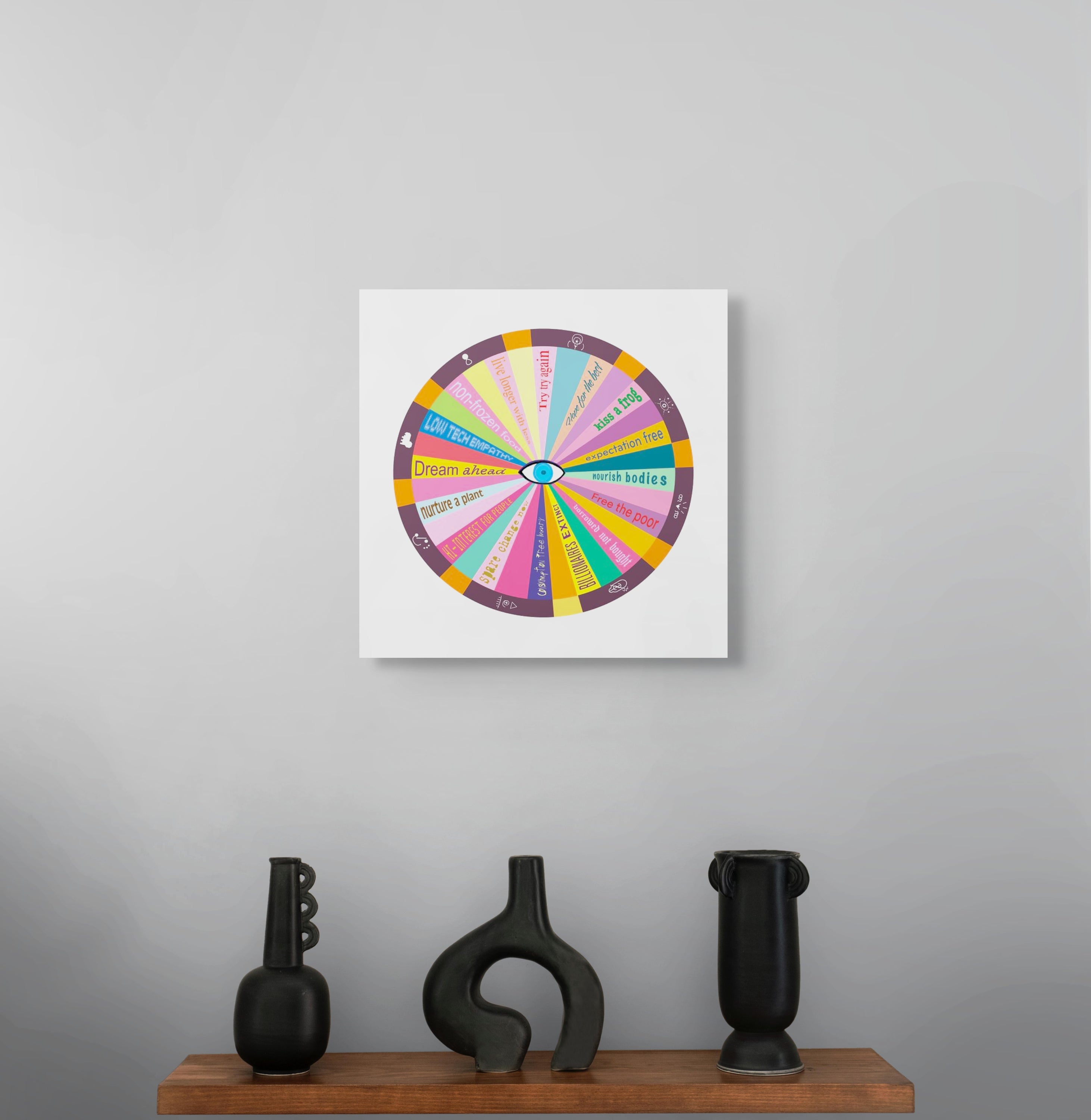 "Wheel of Unfortune" by Leslie Johnson for Chicks on Speed, 2025
